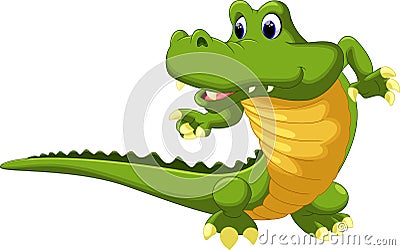 Crocodile cartoon Stock Photo