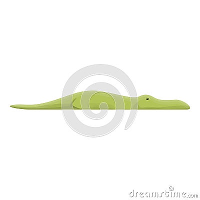 Crocodile icon, cartoon style Vector Illustration