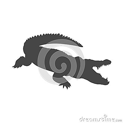 Crocodile icon - Illustration Vector Illustration