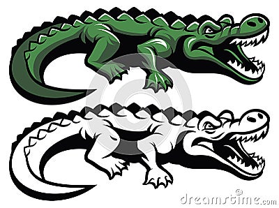 Crocodile mascot Vector Illustration