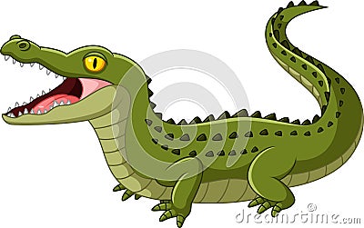 Crocodile open mouth Vector Illustration