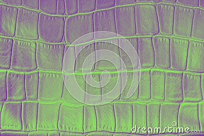 Crocodile skin surface texture made from artificial leather. Snake skin pattern imitation made of faux leather Stock Photo