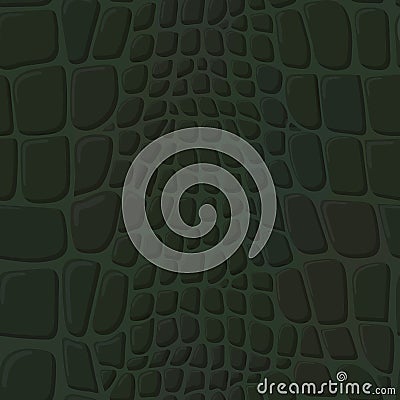 Crocodile skin texture Vector Illustration