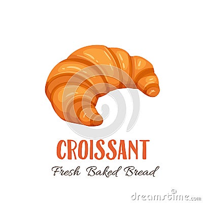 Croissant icon Vector Illustration