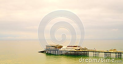 Cromer pier and the sea. Editorial Stock Photo