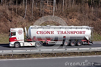 Crone Transport truck Editorial Stock Photo
