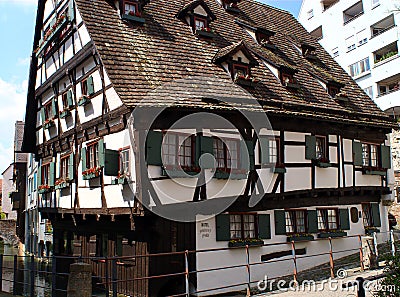 Crooked House Stock Photo