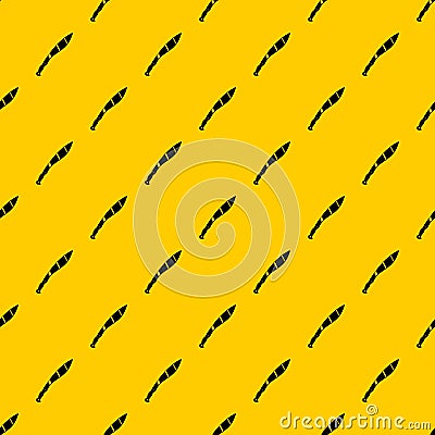 Crooked knife pattern vector Vector Illustration