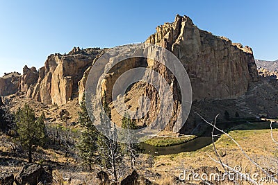Crooked River in Oregon Stock Photo
