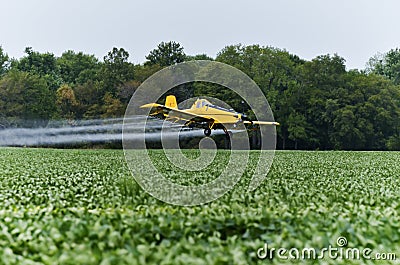 Crop duster Stock Photo