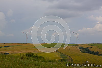 Crop fields on Tekirdag road. Stock Photo