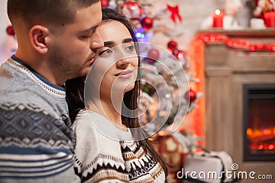 Croped shot of happy couple Stock Photo