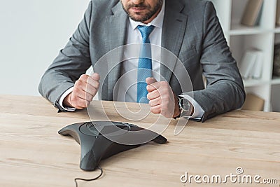 cropped shot of failed businessman Stock Photo