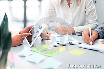 Cropped shot of a group of businesspeople Stock Photo