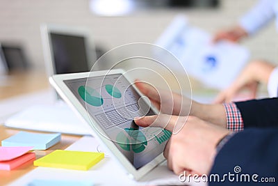 Cropped shot of a group of businesspeople Stock Photo