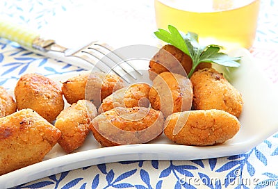 Croquette Stock Photo