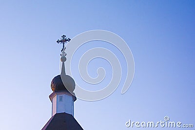 Cross on a church Stock Photo