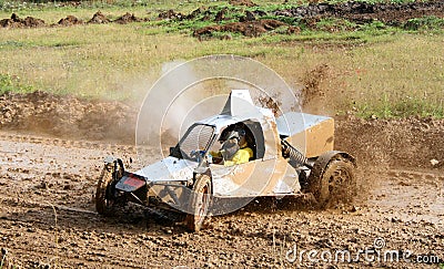 Cross-country buggy race Editorial Stock Photo