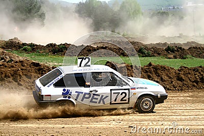 Cross-country buggy race Editorial Stock Photo