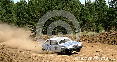 Cross-coutry buggy race Editorial Stock Photo