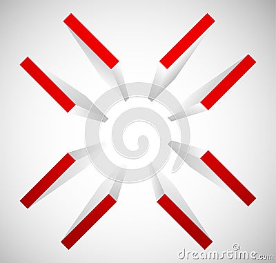 Cross-hair, target mark symbol. Align, precision or accuracy con Vector Illustration