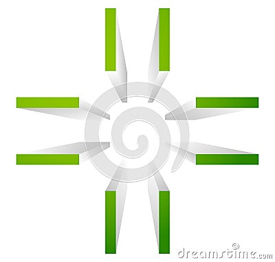 Cross-hair, target mark symbol. Align, precision or accuracy Vector Illustration