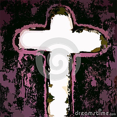 Cross of jesus christ savior Vector Illustration