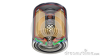 Cross Section of Oil Filter Animation Stock Footage - Video of cross, open: 130216914 Cross Section of Oil Filter Animation Stock Footage - Video of cross, open: 130216914