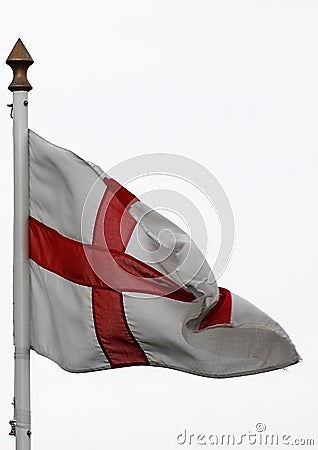 English Flag Stock Photo