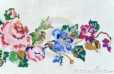 Cross-stitch Stock Photo