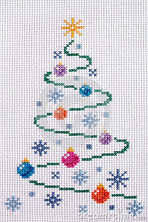 Cross-stitch Stock Image - Image: 34463171