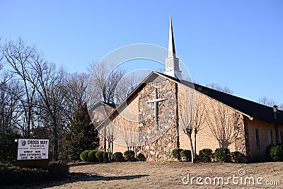 Cross Way Church, Memphis, TN Editorial Stock Photo