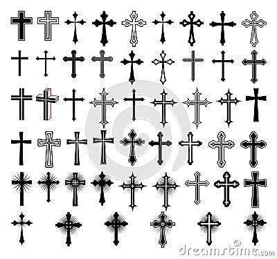 Crosses Vector Illustration