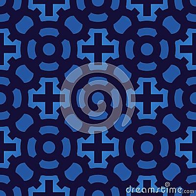 Crosses seamless pattern vector Vector Illustration