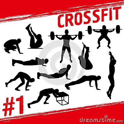 Crossfit concept Vector Illustration