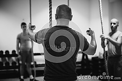 Crossfit group training Editorial Stock Photo