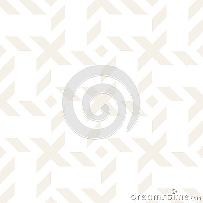 Crosshatch vector seamless geometric pattern. Crossed graphic rectangles background. Checkered motif. Seamless subtle Vector Illustration