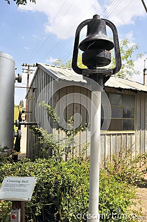 Crossing Bell Warning Signal At Level Crossing Editorial Stock Photo