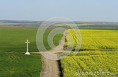 Crossroad Stock Photo