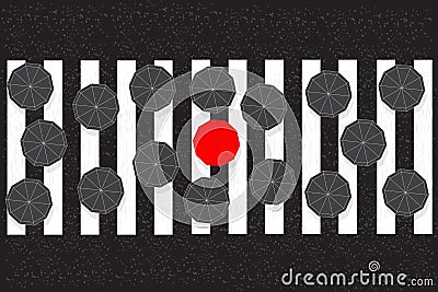 Crosswalk vector background Vector Illustration