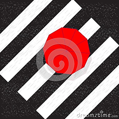 Crosswalk vector background Vector Illustration