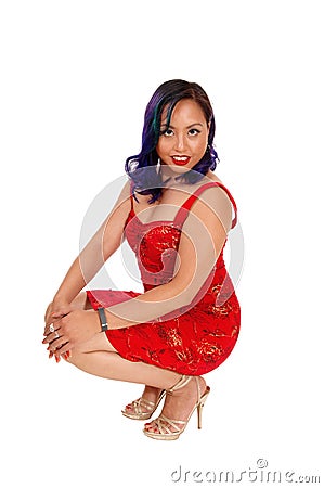 https://thumbs.dreamstime.com/x/crouching-asian-woman-beautiful-red-dress-high-heels-floor-studio-isolated-white-background-42890308.jpg