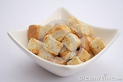 Croutons Stock Photo