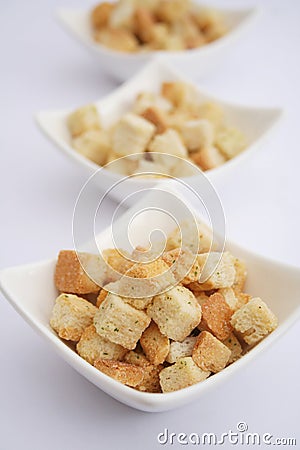 Croutons Stock Photo