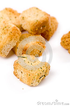 Croutons Stock Photo