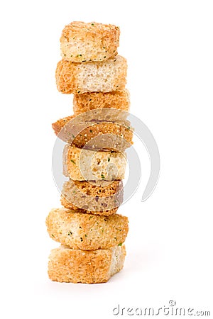 Croutons Stock Photo