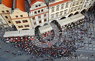 Crowd Editorial Stock Photo