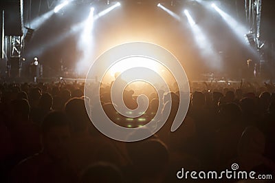 Crowd Concert Editorial Stock Photo