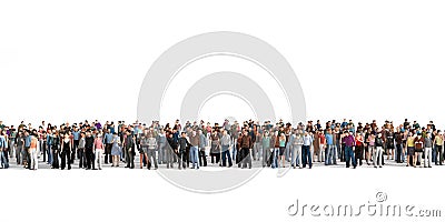 Crowd. Stock Photo