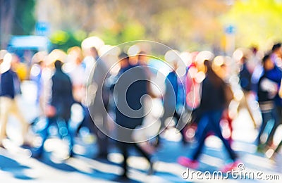 Crowd of people Stock Photo